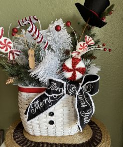 Snowman Basket